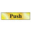 Scan Push - Polished Brass Effect 200 x 50mm SCA6031 1