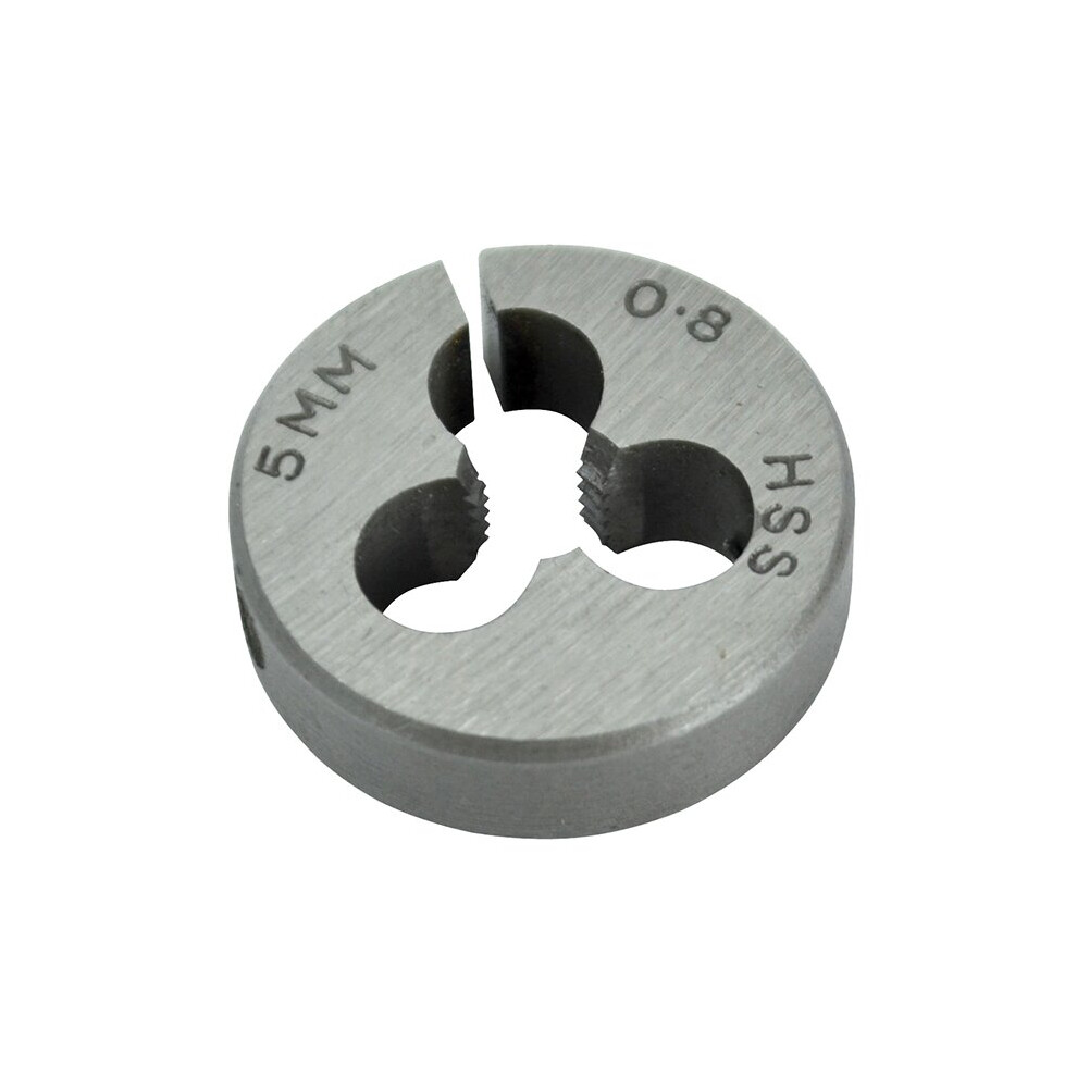 Faithfull HSS Straight Flute Split Die M5 x 0.8 (13/16 O.D)