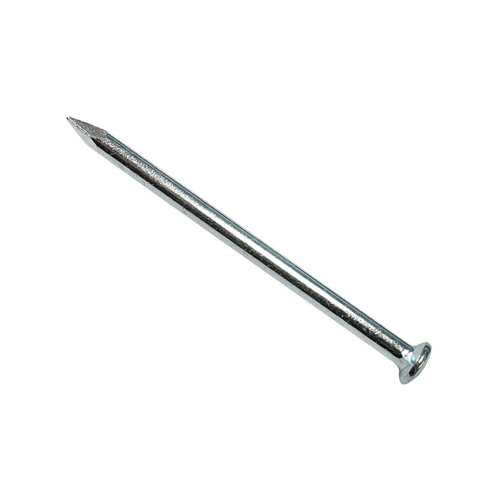 Forgefix Don Quichotte Medium Gauge Masonry Nail, Zinc Galv. 3.0 X 50Mm Box 100