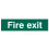 Scan Fire Exit Text Only - PVC 200 x 50mm SCA5204 1