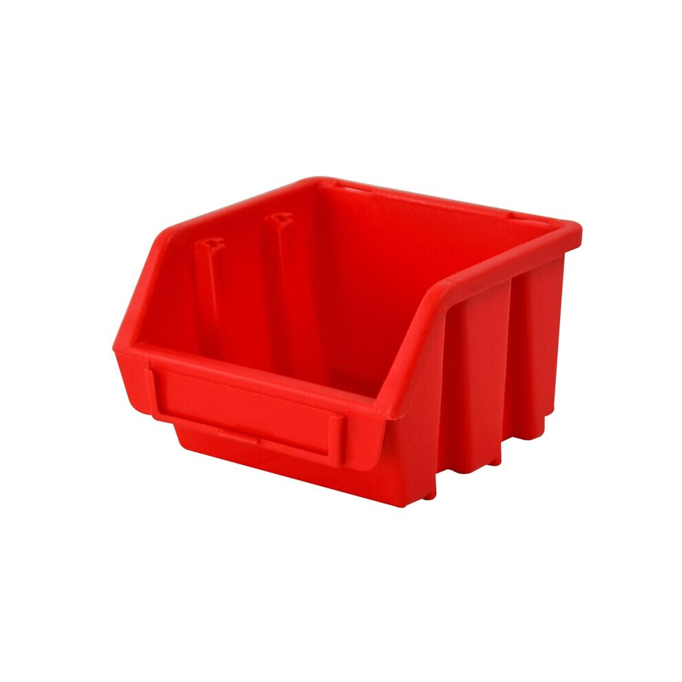 Faithfull Interlocking Storage Bin Size 1 Red 116 x 112 x 75mm FAITBBIN1