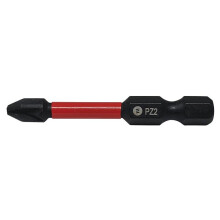 ForgeFix ForgeFast Pozidriv Compatible Impact Bit PZ2 x 50mm (Card 2) FFBPZ250C
