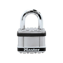 Master Lock Excell™ Laminated Stainless Steel 51mm Padlock M5EURDSTSCC