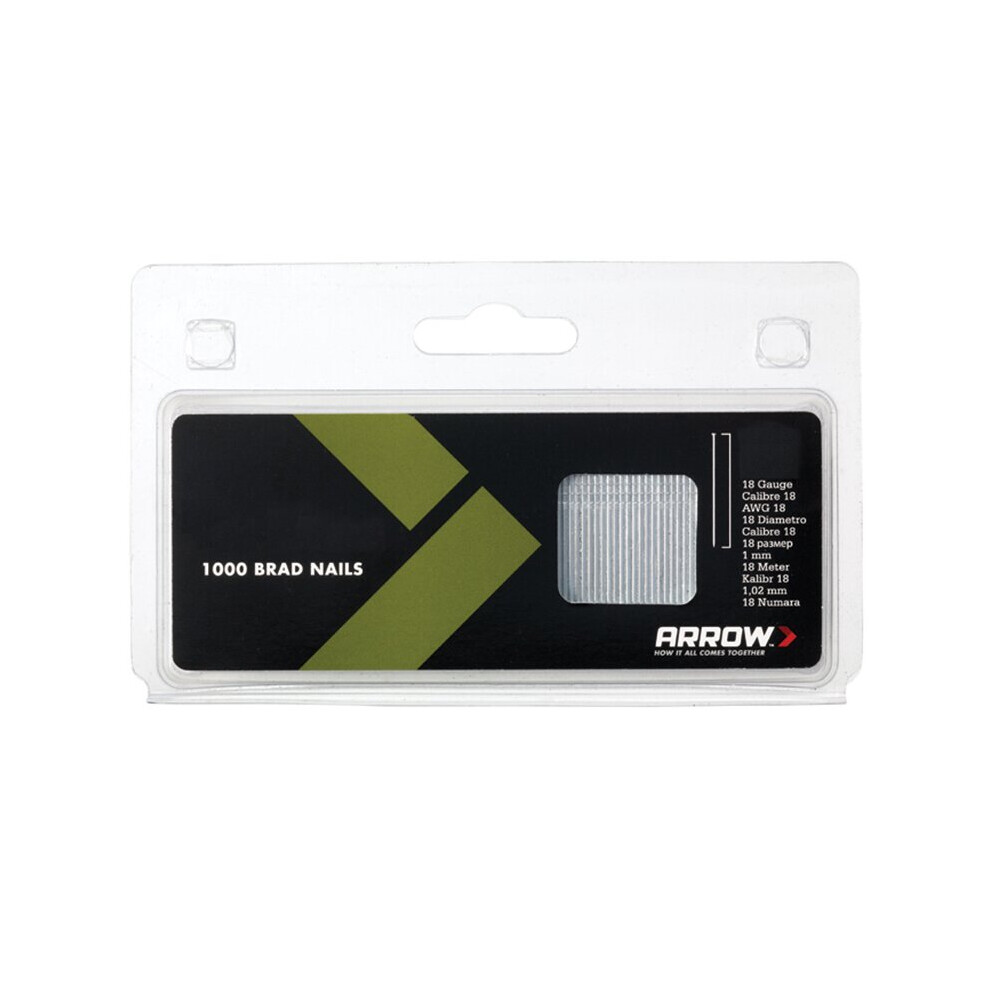 Arrow BN1832 Brad Nails 50mm 18g Pack 1000 ARRBN1832