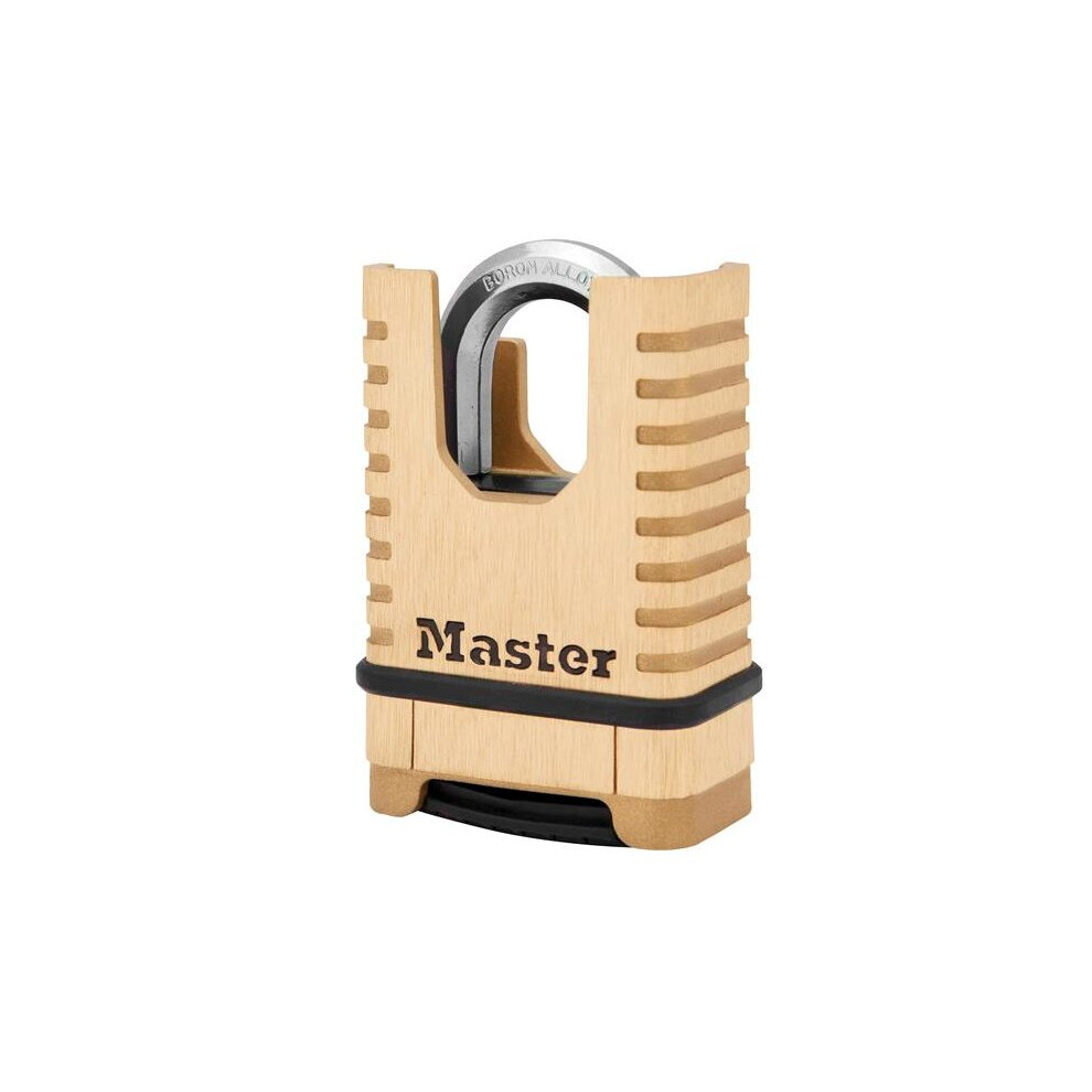 Master Lock Excellâ¢ Closed Shackle Brass Combination 58mm Padlock M1177EURDCC