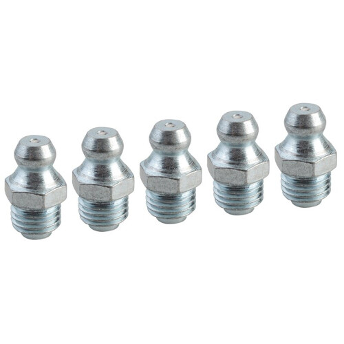 Faithfull Faithfull Grease Nipple Straight M8 x 1.0 (Pack 5)