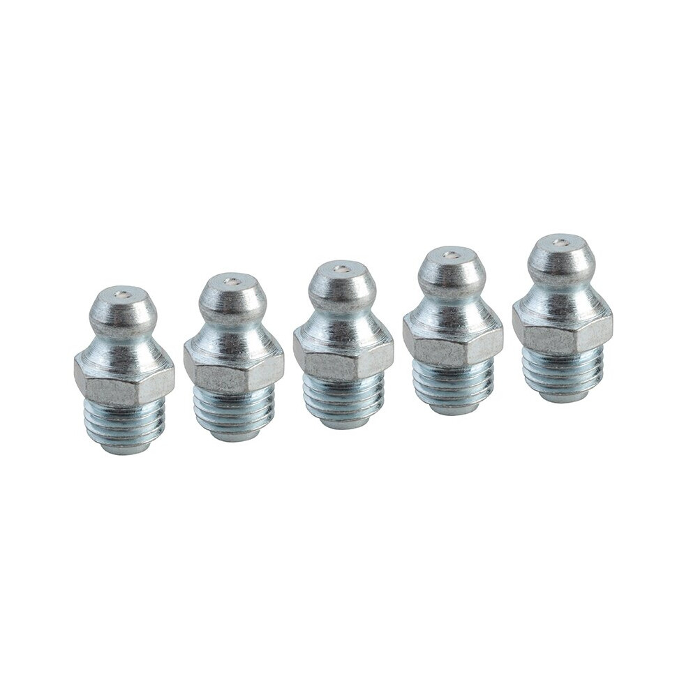 Faithfull Grease Nipple Straight M8 X 1.0 (Pack 5)