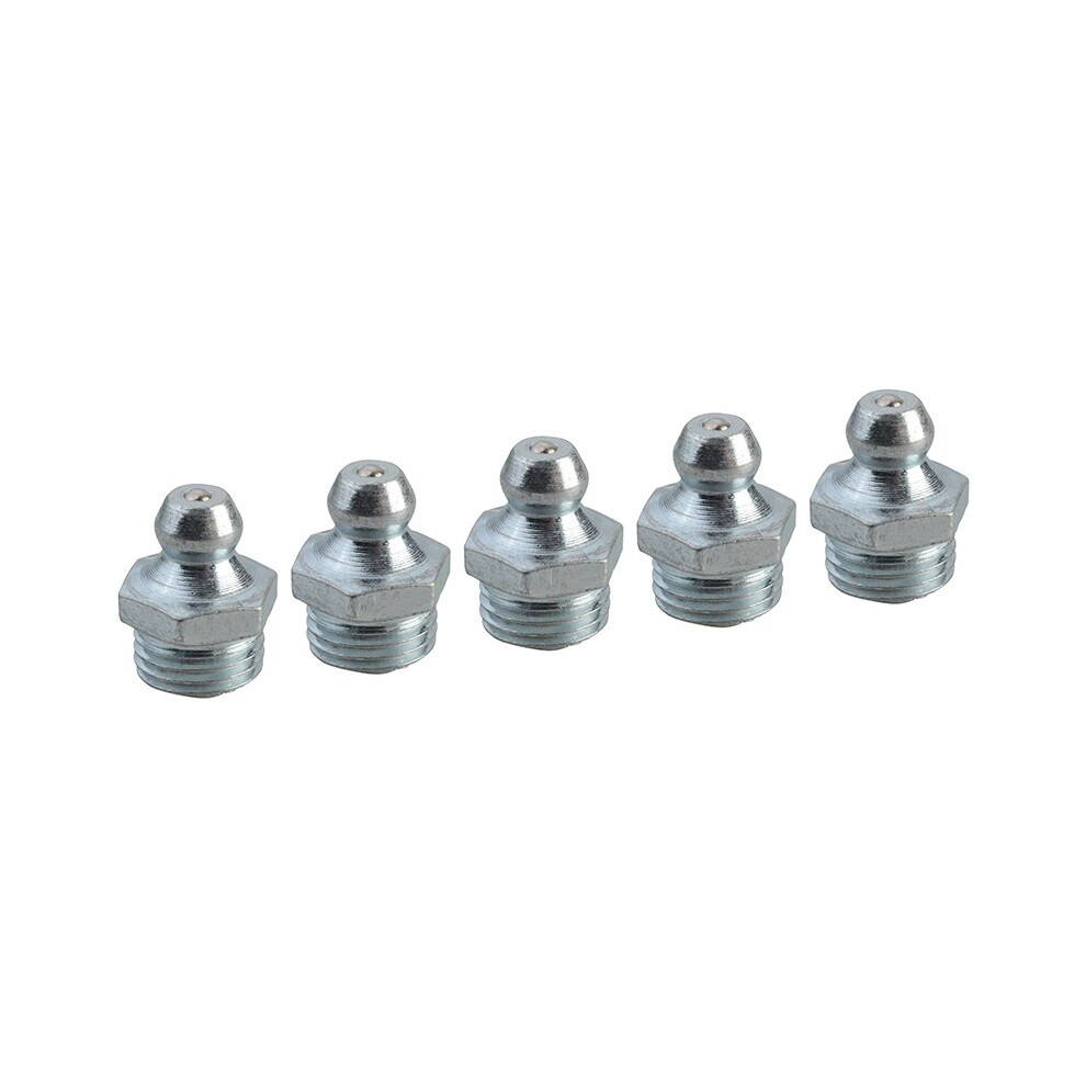 Faithfull Grease Nipple Straight M10 X 1.0 (Pack 5) 5023969317137