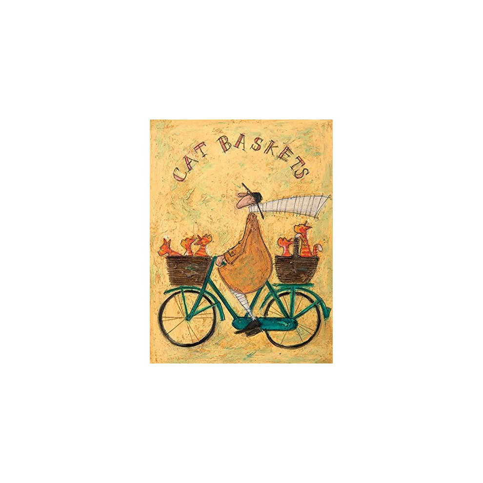 Sam Toft (Cat Baskets) 30 x 40 x 4cm Canvas Print
