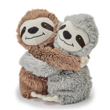 Warmies Microwavable Cozy Plush Warm Hugs Sloth Twins Soft Heatable Toy