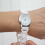 (Black) Silicone Stretch Band Watch 2