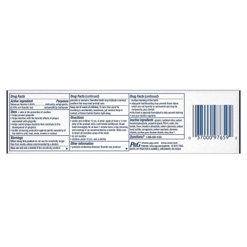 Crest Crest, Pro Health,  Advanced Φθορίου Toothpaste, Προστασία Γναθού, 5.1 oz (144 g) 1