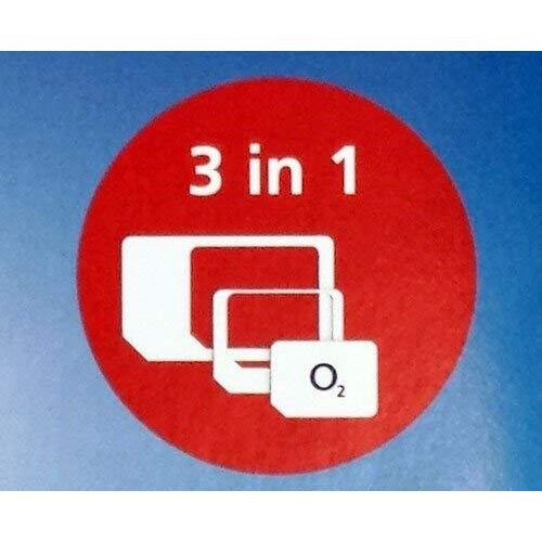 O2 PAYG SIM Card Pack - Unlimited Calls and Texts. Triple Size Format ...