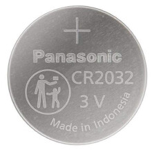 Panasonic CR2032 Lithium 3 Volt Battery card of 6
