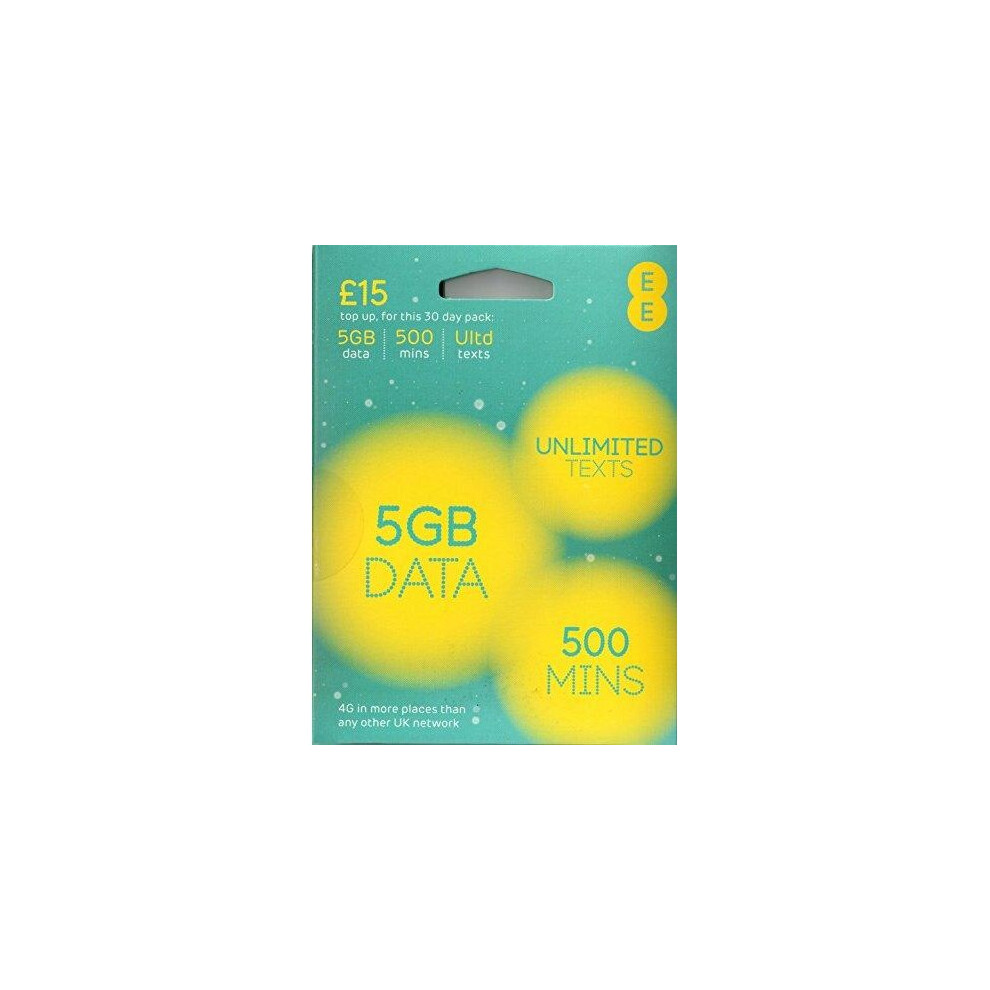 SIM CARD, 3 IN 1 SIM, PAYG, EE