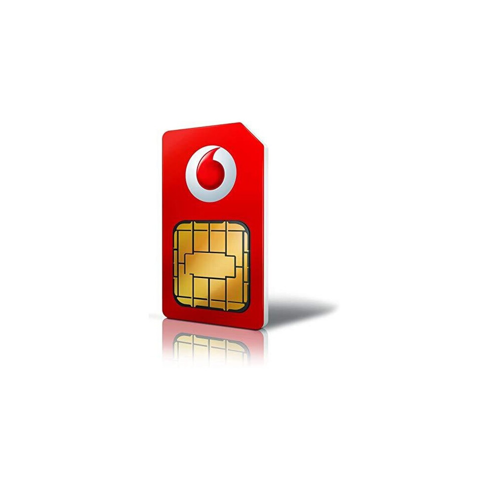 Vodafone PAYG SIM- Include NANO/MICRO & STANDARD SIM - for Iphone 4, 4S, 5, 5S, 5C, 6, 6S, 6+/ GALAXY S3, S4, S5, S6, S6-Edge/ ANY Nokia Device/ANY