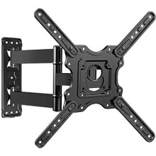 TV Wall Mount, Swivels Tilts Extends Heavy Duty TV Mount Bracket for 32-55 inch Plasma & Curved TV up to 40kg Max VESA 400x400mm