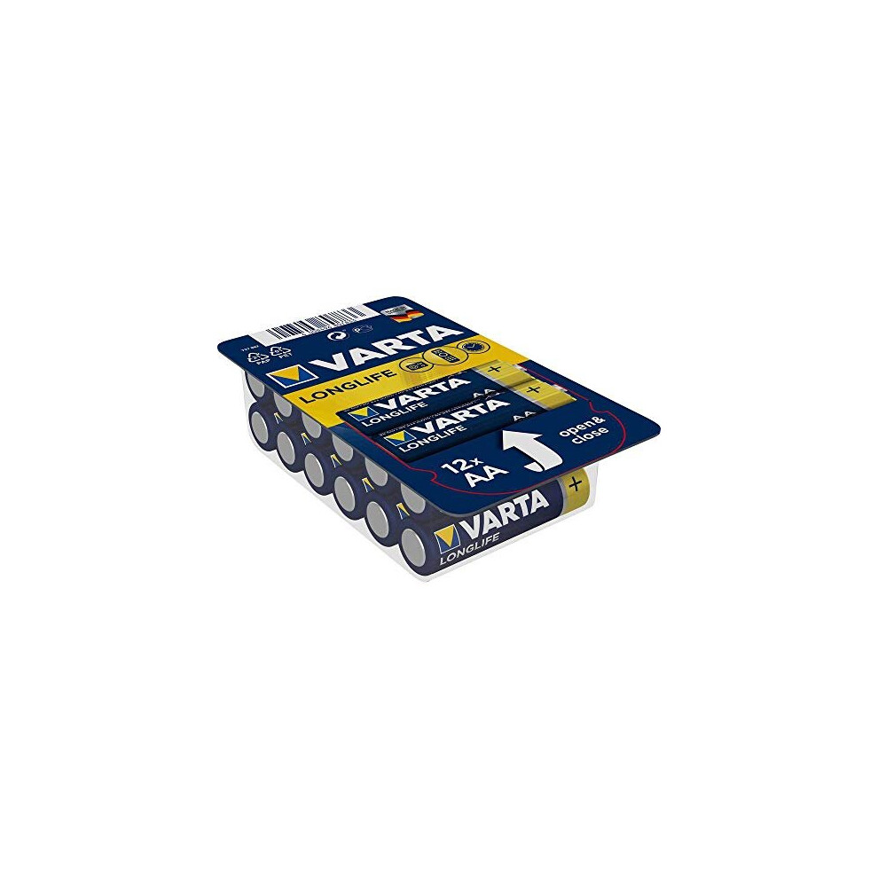 Varta 4106 Longlife Big Box AA Batteries)