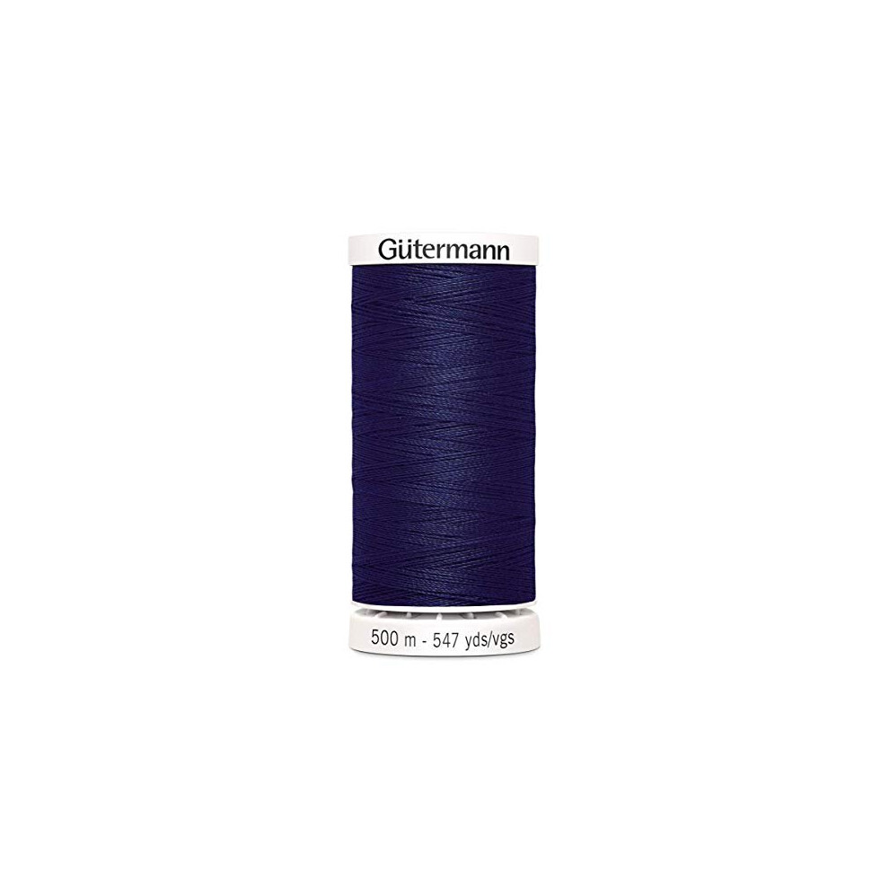 Gütermann Gutermann Sew All Polyester Thread, 500Mtr, Navy (0310), 5.5 X 3 X 3 Cm Blue