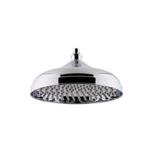 Nuie HEAD16 ǀ Traditional Bathroom Edwardian Inspired 12" Apron Fixed Shower Head, 145mm x 300mm x 300mm, Chrome