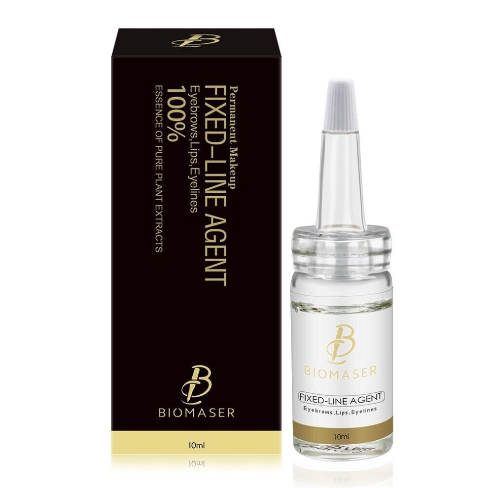 (Fixed-line agent) Biomaser Microblading Pigment Fixing Agent - Permanent Makeup Ink Color Lock Assistence Eyebrow Fixed line Tattoo Supplies 