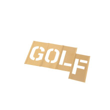 Stencils Set of Brass Interlocking Stencils - Letters 1in STNL1LB