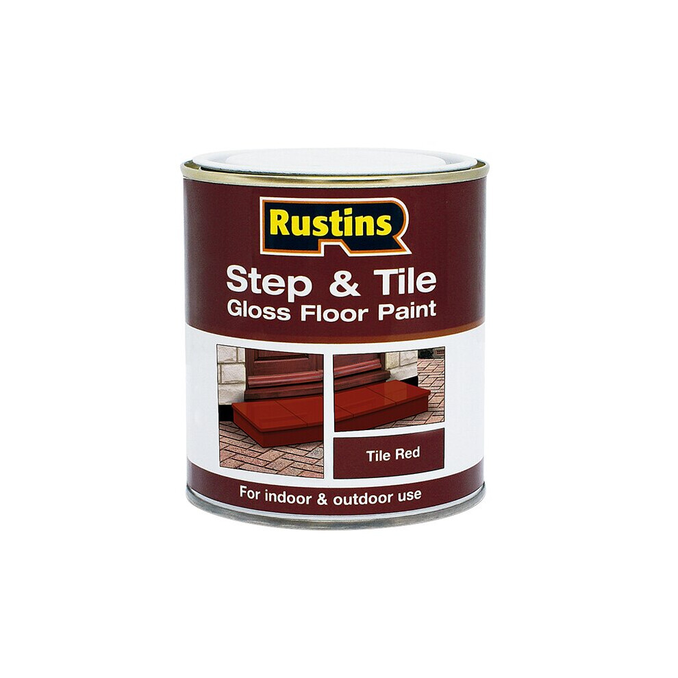 Rustins Step & Tile Paint Gloss Red 2.5 Litre RUSSTPGR25L