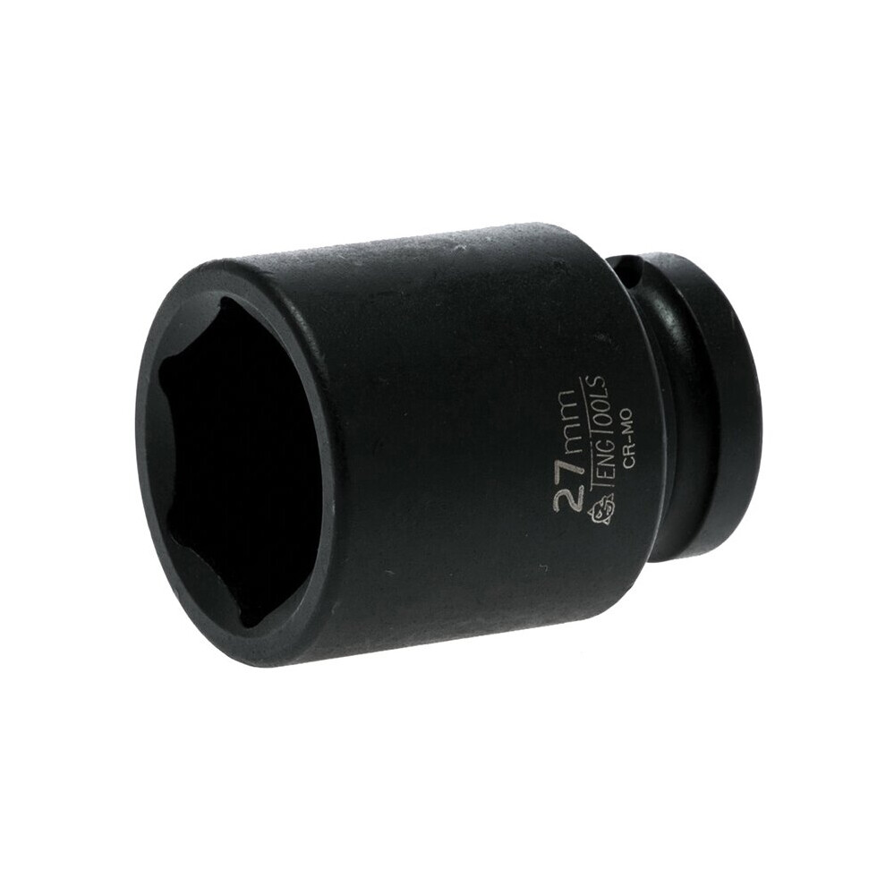 Teng Impact Socket Hexagon 6 Point 1/2in Drive 27mm