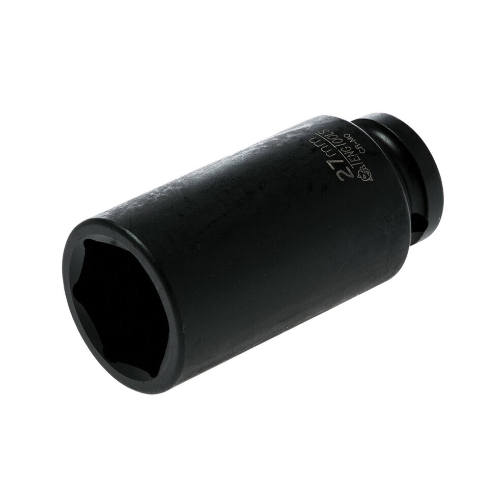 Teng Deep Impact Socket Hexagon 6 Point 1/2in Drive 27mm
