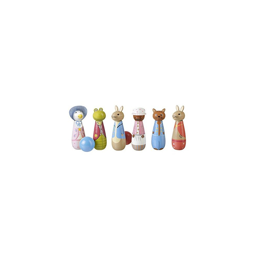 Beatrix Potter Rabbit Peter Rabbit & Friends Wooden Skittles