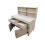 (6ft, Without Back Panel) Wooden MDF Top Storage Workbench With Lockable Cupboard and Drawers 9