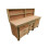 (6ft, With Back Panel) Wooden Workbench With Drawers and Functional Lockable Cupboard - Eucalyptus Top 6