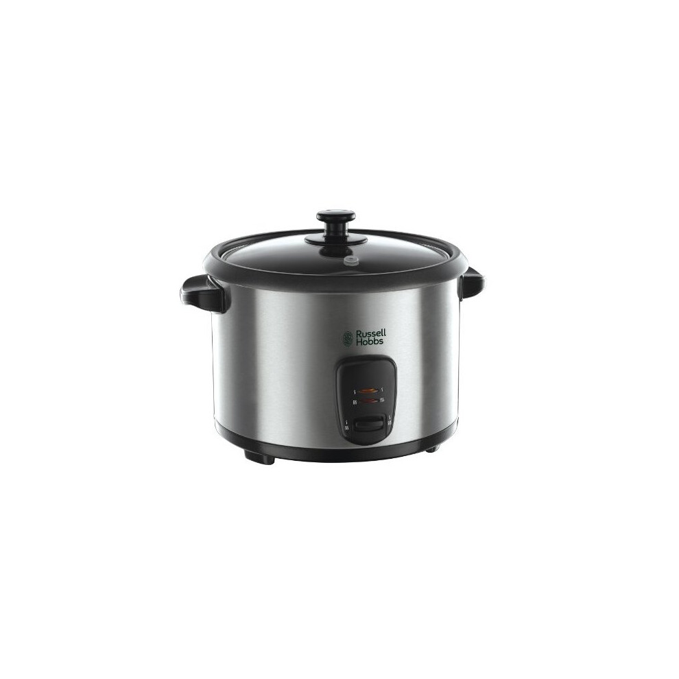 Russell Hobbs 19750 Rice Cooker and Steamer, 1.8 Litre, Silver