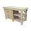 (5ft, Without Back Panel) Wooden MDF Tool Cabinet Workbench With Double Storage Shelf 3