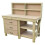 (6ft, With Back Panel) Wooden MDF Tool Cabinet Workbench With Double Storage Shelf 5