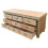 (8ft, Without Back Panel) Wooden Workbench Tool Cabinet - Eucalyptus Top Industrial Storage Work Table 4