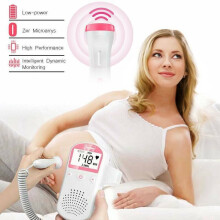 Fetal Rate Monitor Doppler Probe Baby Heart Monitor LCD Meter