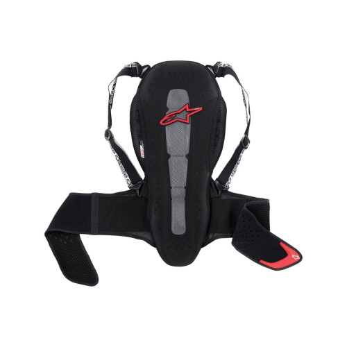 Alpinestars Black-Red Nucleon KR-2 Motorcycle Back Protector - L