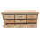 (7ft, Without Back Panel) Wooden Workbench Tool Cabinet - Eucalyptus Top Industrial Storage Work Table 6