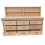 (8ft, With Back Panel) Wooden Workbench Tool Cabinet - Eucalyptus Top Industrial Storage Work Table 6