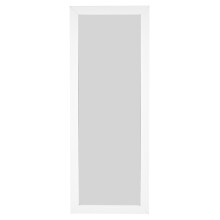 (White (97 x 37cm)) Long Wooden Frame | Rectangle Mirrors