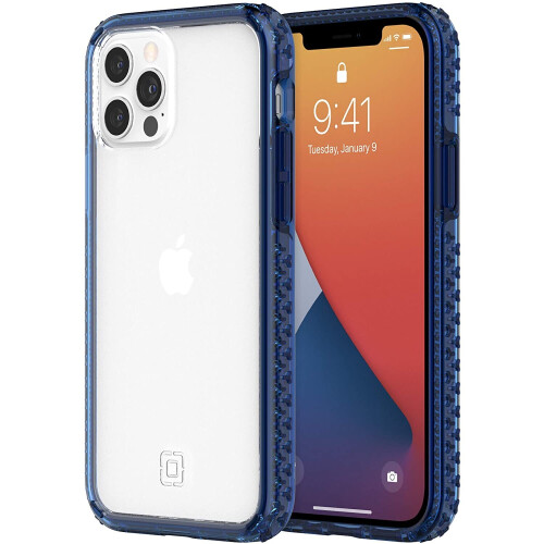 Incipio (Blue/Clear, iPhone 12 & 12 Pro) Incipio Grip Protective Case for iPhone 12 Series