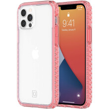 (Pink/Clear, iPhone 12 Pro Max) Incipio Grip Protective Case for iPhone 12 Series