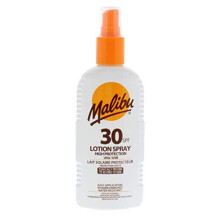 Malibu High Protection Sun Lotion Spray SPF30 UVA UVB Sunscreen 200 ml