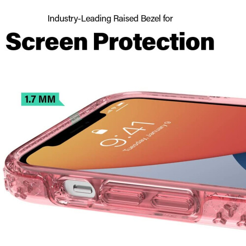 Incipio (Pink/Clear, iPhone 12 Pro Max) Incipio Grip Protective Case for iPhone 12 Series 2