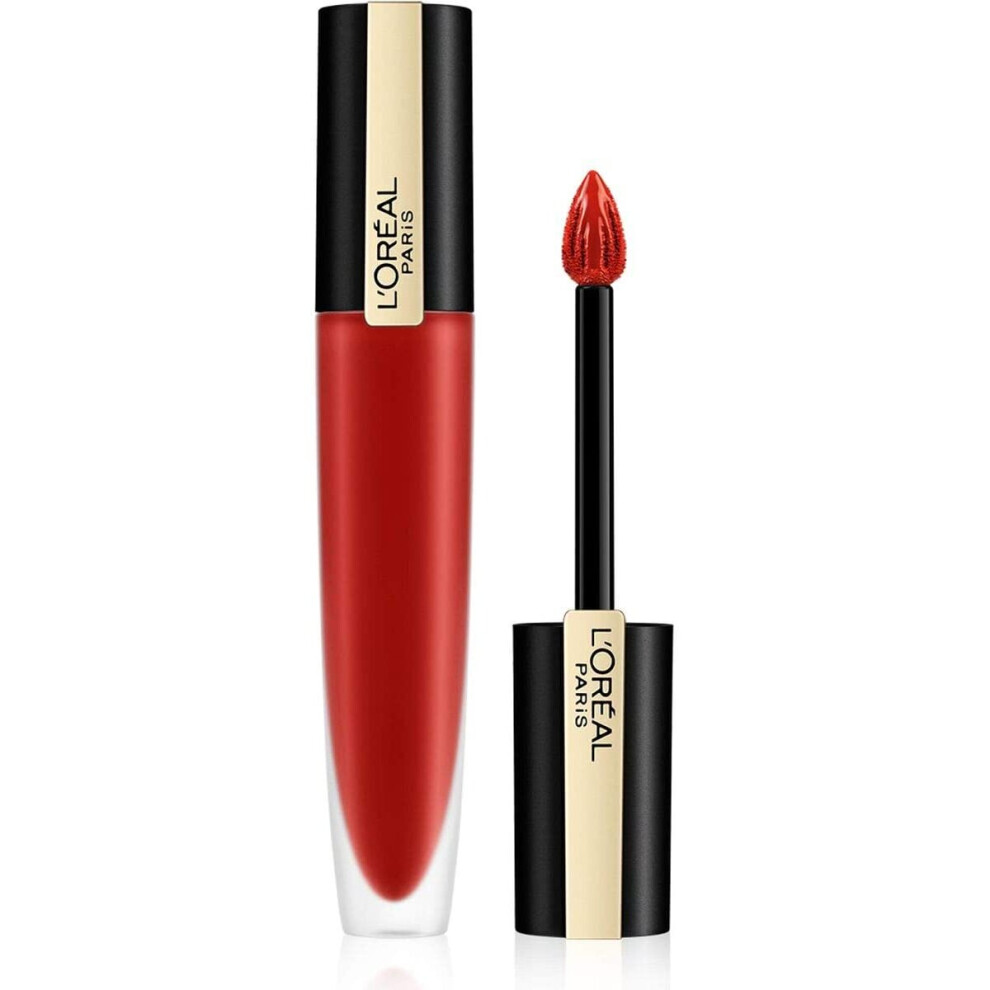 (115 I Am Worth It) L'Oreal Paris Rouge Signature Matte Liquid Lipstick