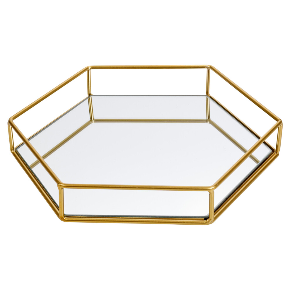 (Large (34 x 26 x 5)) Hexagon Shaped | Tray Mirrors