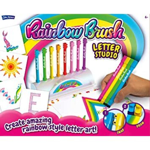 John Adams John Adams 10832 Rainbow Brush Letter Studio