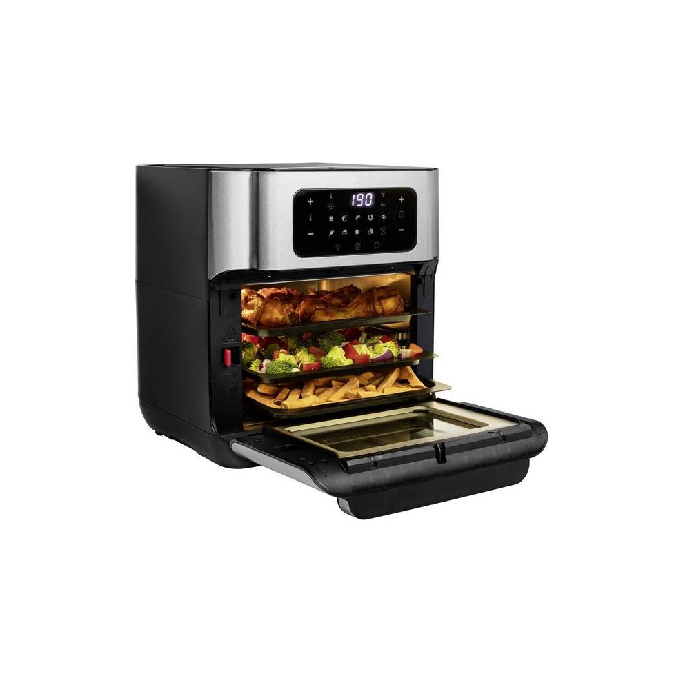 Princess 182065 Aerofryer Hot air oven 1500W - display Black, Silver