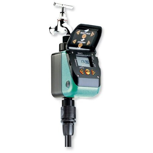 Claber Claber 50014 8412 Aquauno Video 2 Plus Programmer, Black/Turquoise